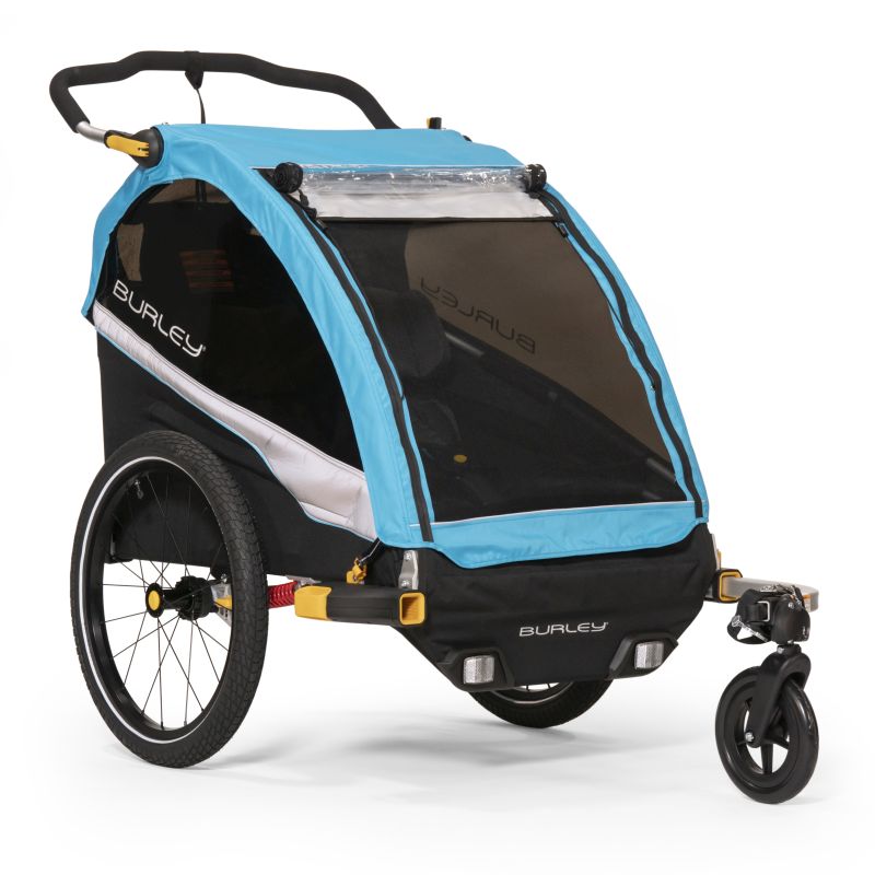 BURLEY PRZYCZEPKA DZIECIĘCA D'LITE X DOUBLE AQUA - obrazek 2
