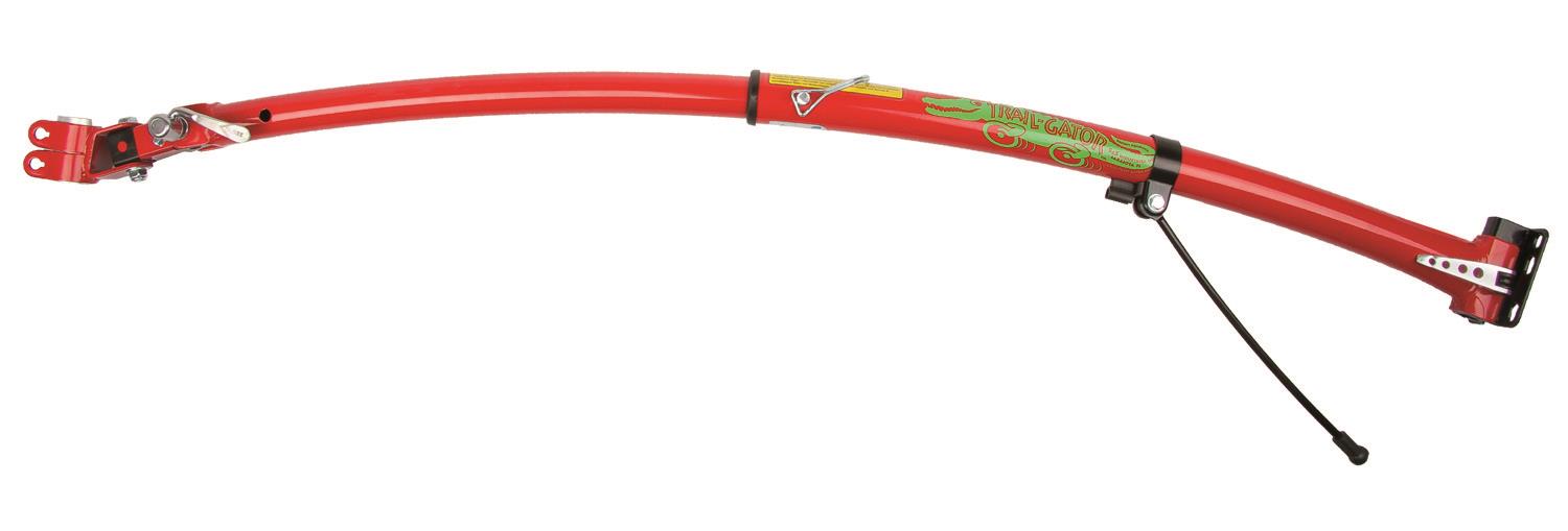 SZTYWNY HOL CZERWONY DO ROWERÓW 12"-20" TRAILGATOR - obrazek 4