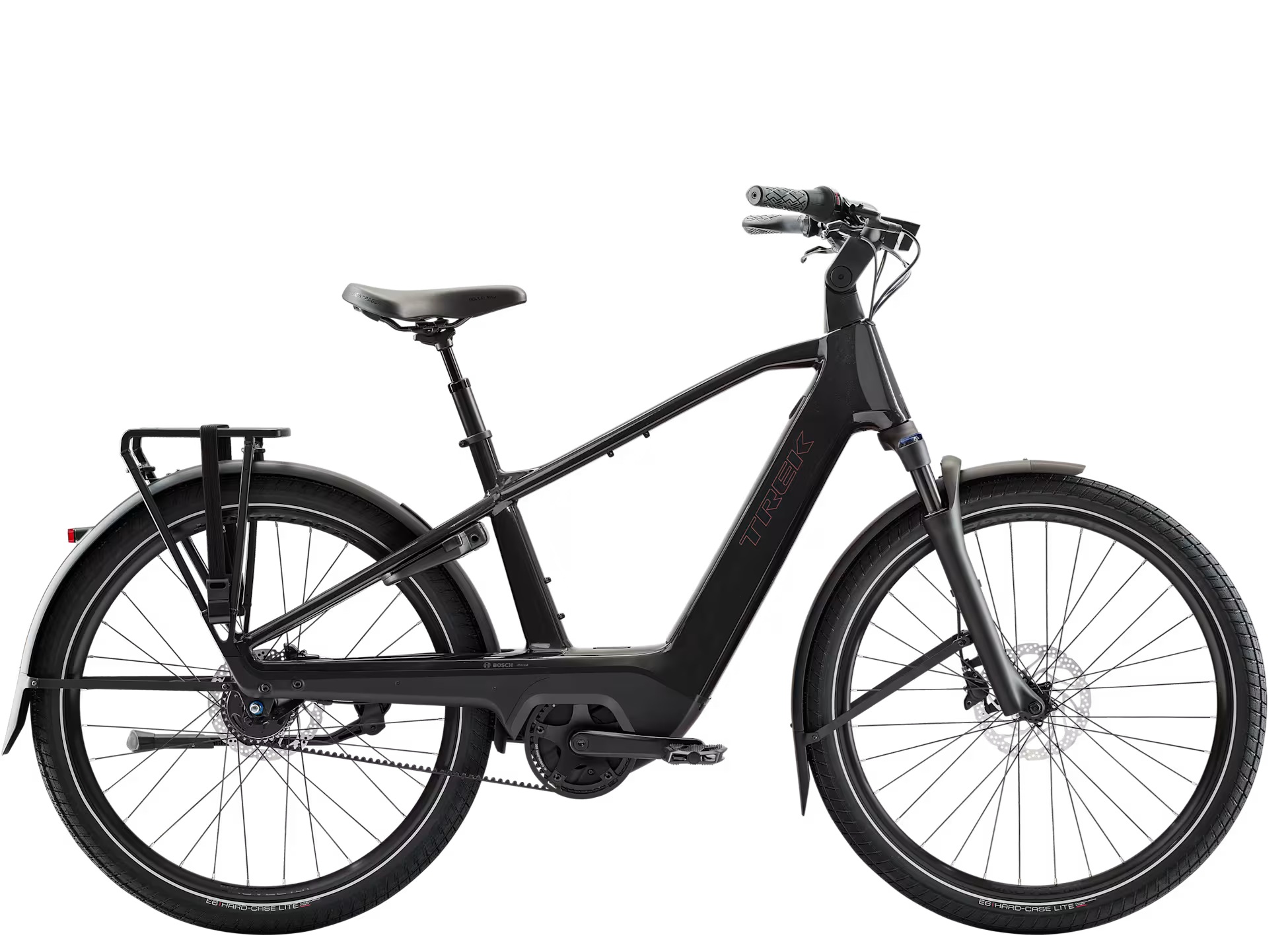 Trek Charter+ 4 z piastą Nexus 5 i napędem pasowym oraz akumulatorem 540 Wh 2026r